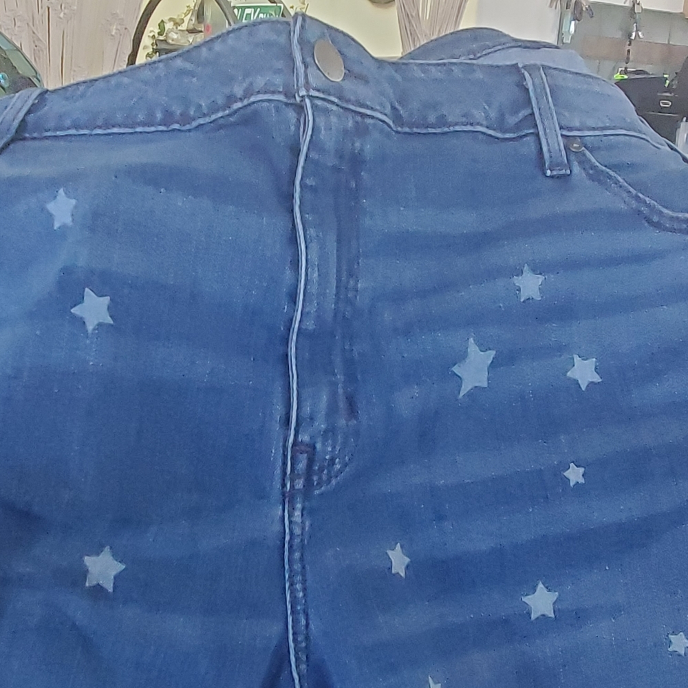 Womens plus size Jeans. Boyfriend style. Star design. Never worn. No tags